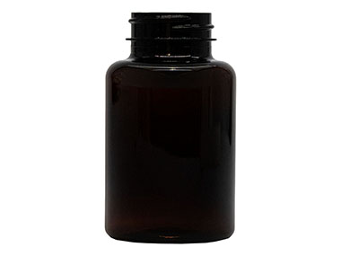 175 cc, 38/400 Finish, Amber, Bottles, PET, Round Packer