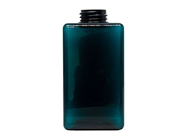 15 oz., 33/400 Finish, Teal, Bottles, PETG, Square
