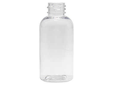 2 oz., 20/410 Finish, Clear, Bottles, PET, Boston Round