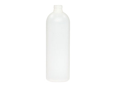 16 oz., 24/410 Finish, Natural, Bottles, HDPE, Bullet