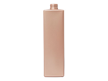 32 oz., 28/410 Finish, Rose Gold, Bottles, HDPE, Square