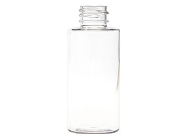 2 oz., 20/410 Finish, Clear, Bottles, PET, Cylinder Round