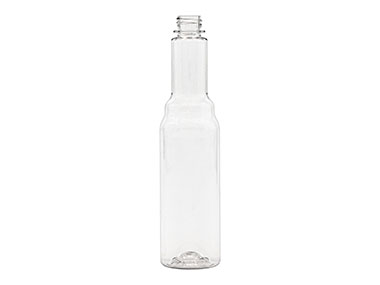 8 oz., 22/400 Finish, Clear, Bottles, PET, Automotive Additive Style, Label Panel