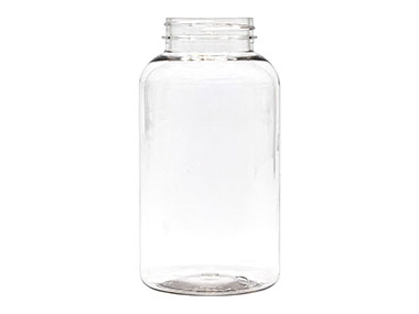 625 cc, 53/400 Finish, Clear, Bottles, PET, Round Packer