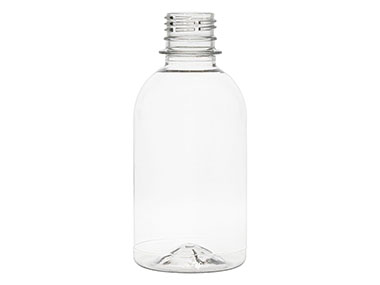 8 oz., 28mm TE Finish, Clear, Bottles, PET, Boston Round, TE Finish