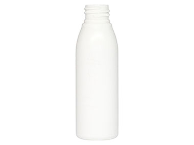 2 oz., 20/410 Finish, White, Bottles, HDPE, Modified Round