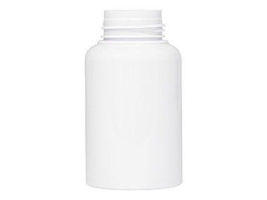 225 mL, 43mm Finish, White, Bottles, Pet, Foamer Style Round
