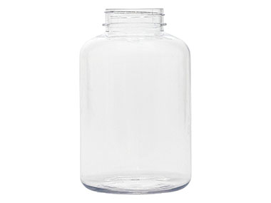 500 cc, 45/400 Finish, Clear, Bottles, PET, Round Packer