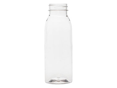 8 oz., 38/400 Finish, Clear, Bottles, PET, Bullet