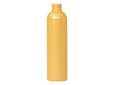 8 oz., 24/410 Finish, Yellow, Bottles, HDPE, Bullet