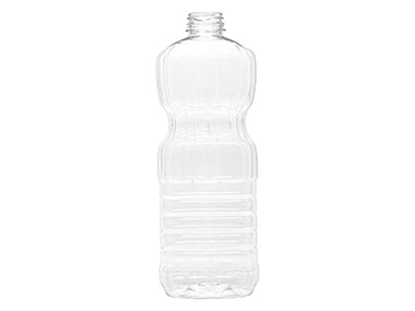 48 oz., 38/400 Finish, Clear, Bottles, PET, Oblong, Oil Style