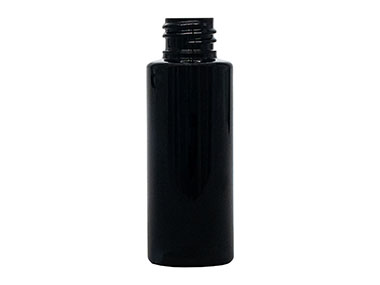 50 mL, 20/410 Finish, Black, Bottles, Pet, Cylinder Round