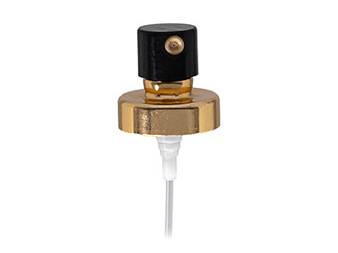 20mm Finish, Black/Gold, Sprayers, Crimp, 3" DT