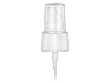 20/410 Finish, White, Sprayers, Fine Mist, Fine Ribbed, Clear Hood, 2 7/8" DT