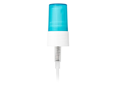 20/410 Finish, White/Blue, Sprayers, Fine Mist, Smooth, Blue Hood, 3 7/8" DT