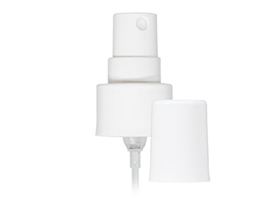 24/410 Finish, White, Sprayers, Fine Mist, Smooth, White Hood, 6 13/16" DT