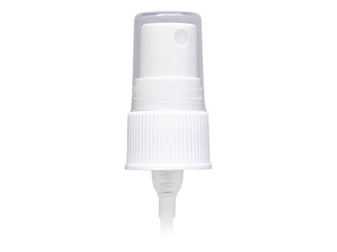 20/410 Finish, White, Sprayers, Fine Mist, Fine Ribbed, Clear Hood, 2 15/16" DT