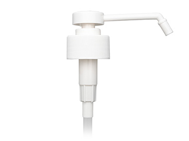 38/410 Finish, White, Sprayers, Fine Mist, Fine Ribbed, Lock Down, 11 11/16" DT