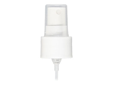 24/410 Finish, White, Sprayers, Fine Mist, Smooth, Clear Hood, 5" DT
