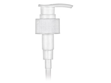 28/410 Finish, White, Pumps, Lotion, Fine Ribbed, Lock Down, 2cc, 8 3/4" DT
