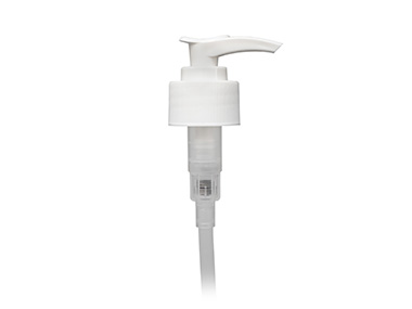 28/410 Finish, White, Pumps, Lotion, Fine Ribbed, Lock Down, 2cc, 8 3/4" DT