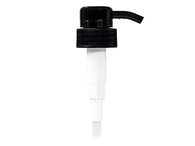 33/410 Finish, Black, Pumps, Lotion, Fine Ribbed, Lock Down, 3.5cc, 5 3/16" DT