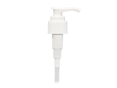 24/410 Finish, White, Pumps, Lotion, Fine Ribbed, Lock Down, 2cc, 7 1/8" DT