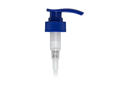 33/410 Finish, Blue, Pumps, Lotion, Fine Ribbed, Lock Down, 3.5cc, 9 3/4" Dt