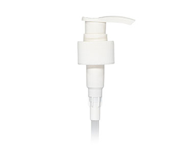 28/410 Finish, White, Pumps, Lotion, Fine Ribbed, Lock Down, 2cc, 8 1/4" Dt