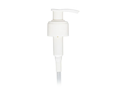 28/410 Finish, White, Pumps, Lotion, Smooth, Lock Up, 1.5cc, 8" Dt	