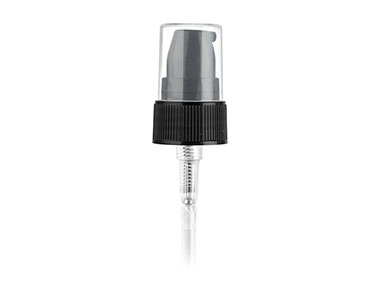 20/400 Finish, Black, Pumps, Treatment, Fine Ribbed, Clear Hood, 3 1/16" DT