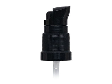 18/415 Finish, Black, Pumps, Treatment, Fine Ribbed, Ship Clip, 4 11/16" Dt