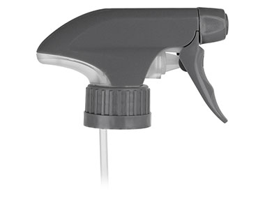 28mm Ratchet Finish, Gray, Sprayers, Trigger, Spray/Off, 8 15/16" Bent DT