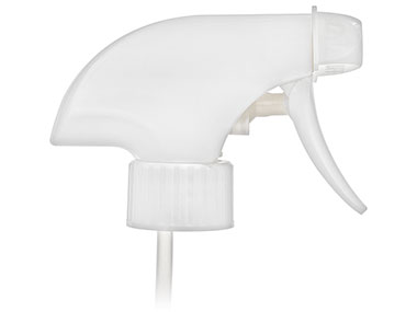 28mm Ratchet Finish, White, Sprayers, Trigger, On/Off, 8 7/8" DT