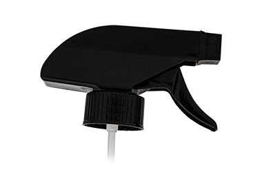 28/400 Finish, Black, Sprayers, Trigger, Spray/Stream/Off, 9 1/4" DT