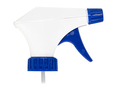 28/400 Finish, White/Blue, Sprayers, Trigger, Adjustable Nozzle, 9 1/4" DT