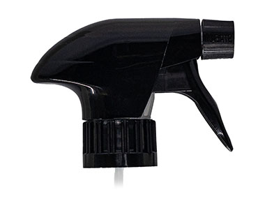 28mm Ratchet Finish, Black, Sprayers, Trigger, Spray/Stream/Off, 9 5/8" DT