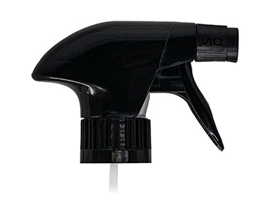 28mm Ratchet Finish, Black, Sprayers, Trigger, Foamer Nozzle, On/Off, 9 5/8" DT