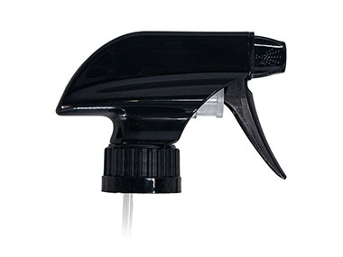 28mm Ratchet Finish, Black, Sprayers, Trigger, Spray/Off, 10 3/16" Dt