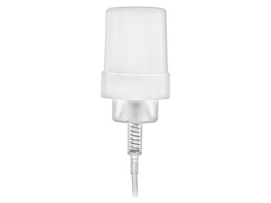43mm Finish, White, Pumps, Foamer, White Hood, 6" DT