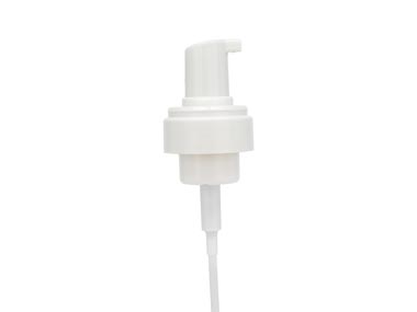 43mm Finish, White, Pumps, Foamer, White Hood, 4 1/2" DT