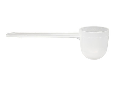 12 cc, Natural, Measuring Scoops, PP, Round, With Handle