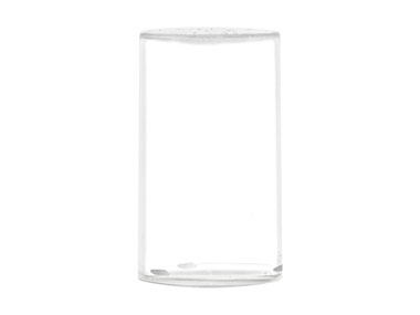 Clear, Overcaps, Round, 1" Dia X 1 3/4" T, Friction Fit