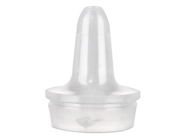 20mm Finish, Natural, Plugs, Orifice Reducer, Dropper Tip Style, .068" Orf