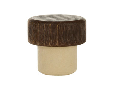 Brown, Corks,  1 2/8" Dia Top X 1" Dia Btm X 1 1/2" Tall