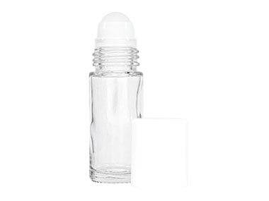 30 mL, 28mm Finish, Flint/White, Sets, Bottles/Fitments/Caps, Glass, Roll-On Style