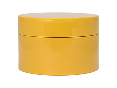 100 mL, 75mm Finish, Yellow, Sets, Jars/Sealing Discs/Caps, Thick Wall Round
