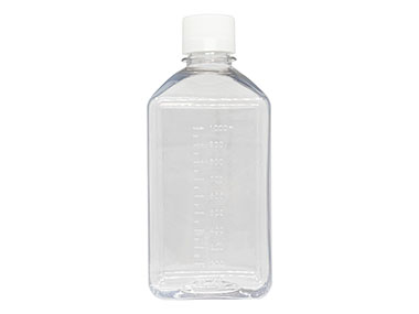 1000 mL, 33mm Finish, Clear/Natural, Sets, Bottles/Caps, Bottles, PET, Square, Tapered Shoulders