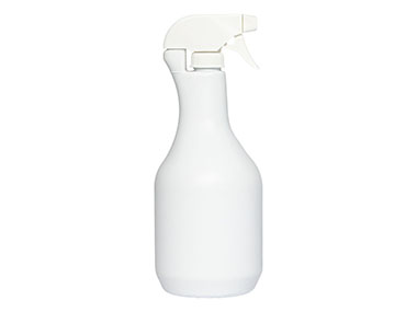 32 oz., 28/400 Finish, White, Sets, Bottles/Sprayers, HDPE, Trigger Round