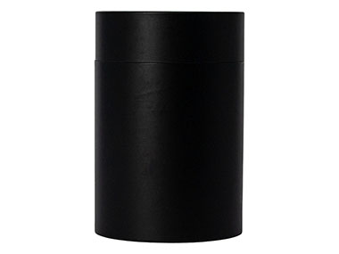 Black, Sets, Boxes/Lids, Cardboard, Round, 6" Dia X 9" Tall